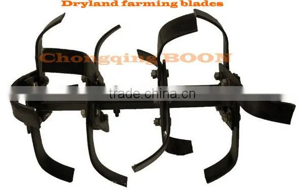 Gear transmission gasoline engine tiller with tine tiller parts blades