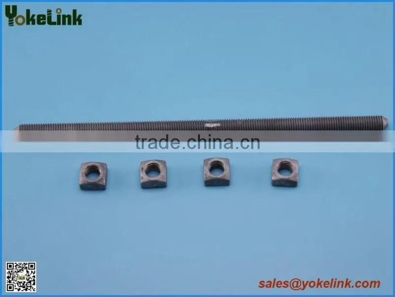 ANSI/IEEE C135.1 Hot Dip Galvanized Double-arming bolt full thread