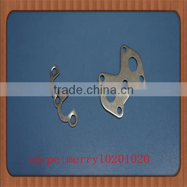 high precision spring steel button clip, v spring clip in china factory ISO9001 passed
