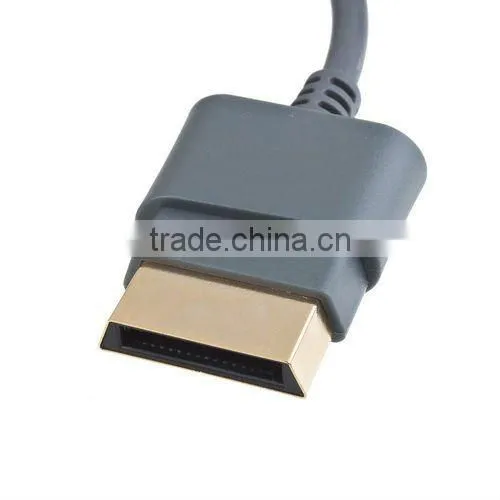 Optical Audio Adapter For XBOX 360 Slim HDMI AV RCA R/L Cable Gaming
