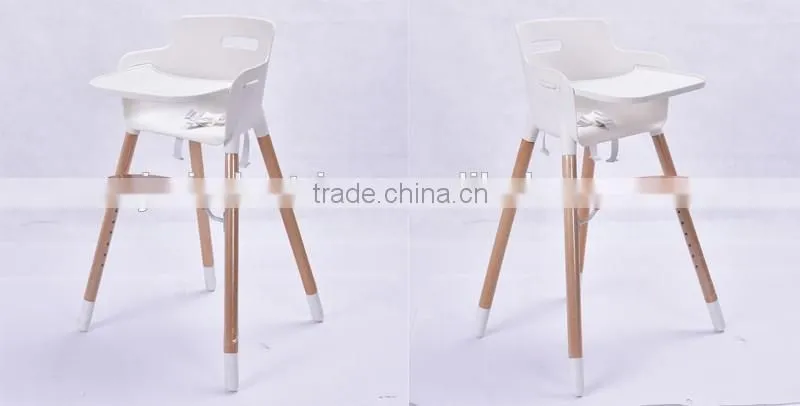 European Style Fashion wood baby high chair baby chair manufacturer