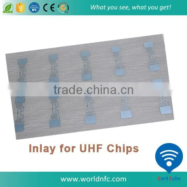 5*5 Layout 13.56MHz RFID Smart Card Inlay / Inlay Prelam