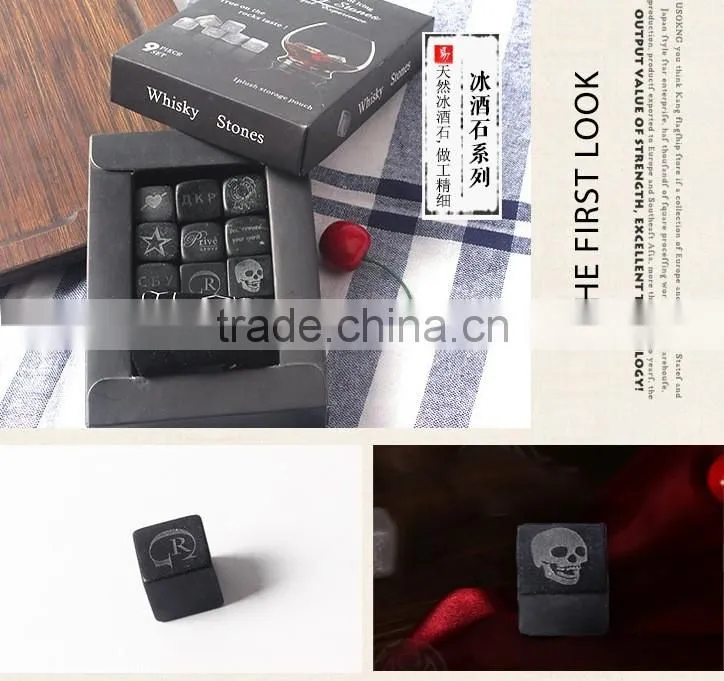 Whisky Chilling Rocks Set - Set of 9