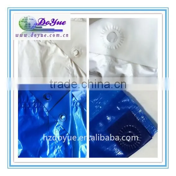 HDPE fabric light duty tarpaulin roll with grommet