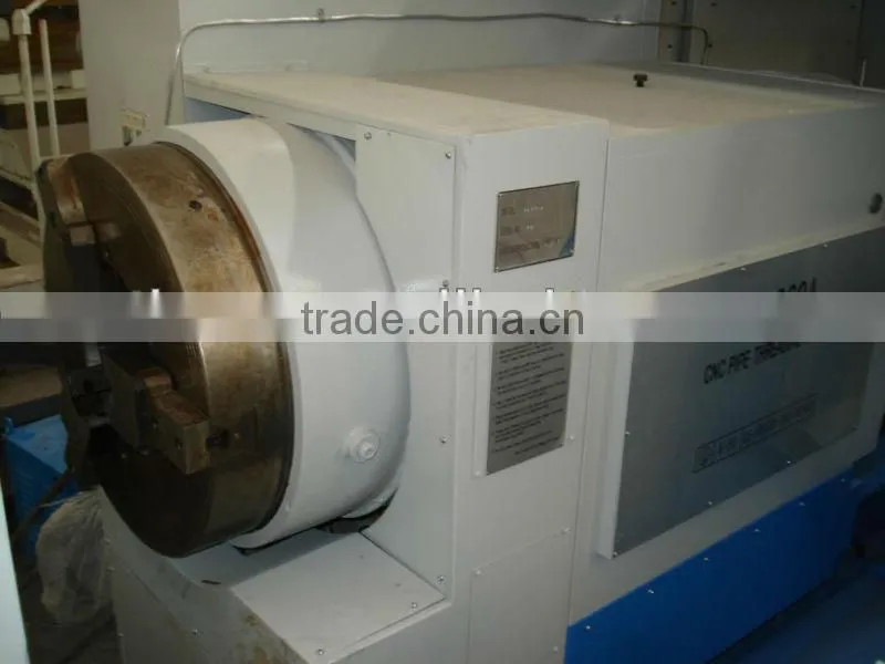10" Large Spindle bore CNC Pipe Theading Lathe Machine QK-260A / CNC Oil Field Lathe
