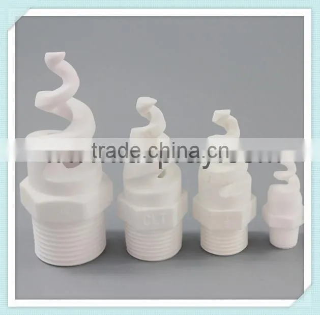 PVC spiral spray water jet nozzle