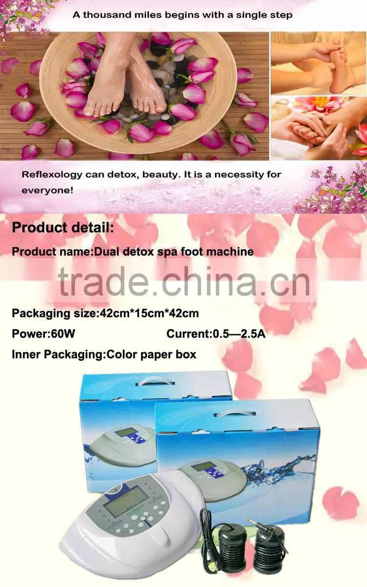 Dual Ionizer Detox Equipment Hydrosana Detox Foot Spa for home use foot spa detox machine