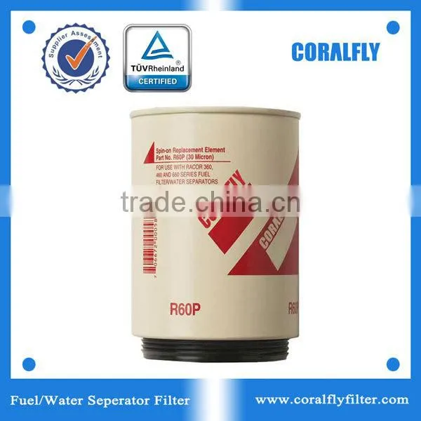 High quality diesel engine water separator fuel filter R90T