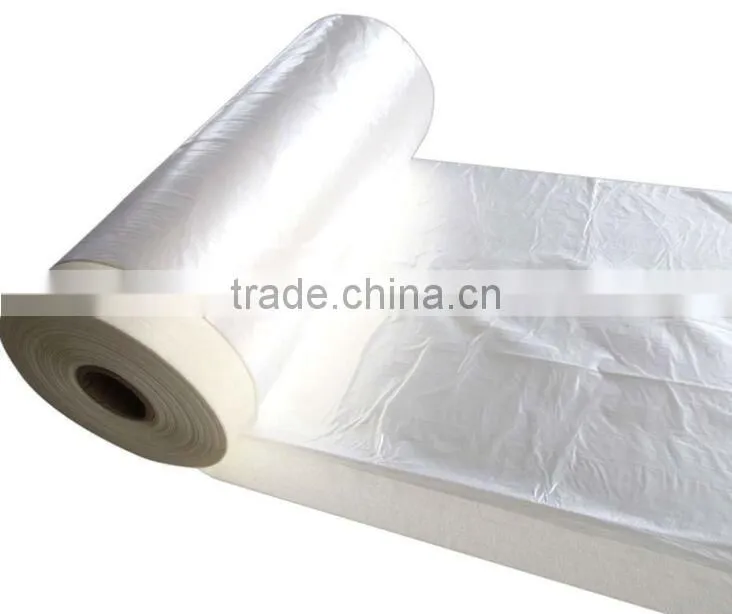 pretaped drop sheet pre-taped palstic film paint masker