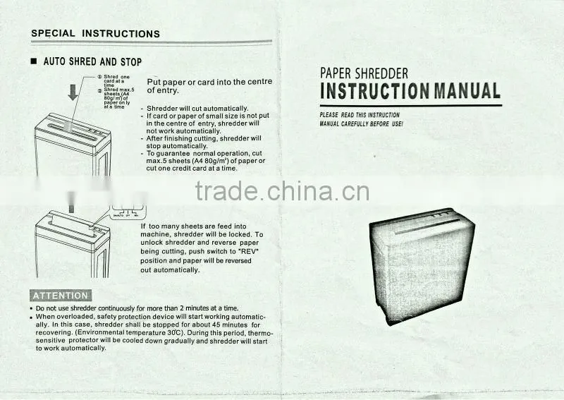 Office new electric paper shredder