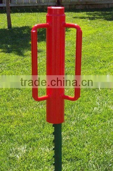 manual fence post driver hammer