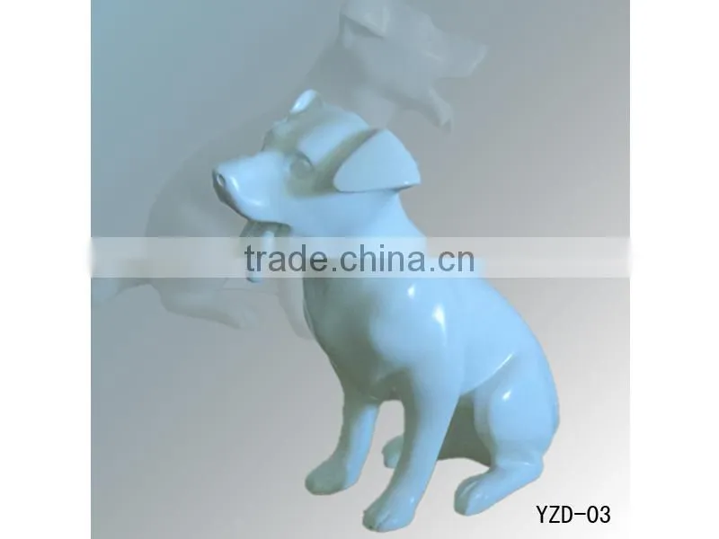 animal mannequin,dog mannequin,fiberglass dog mannequin for sale