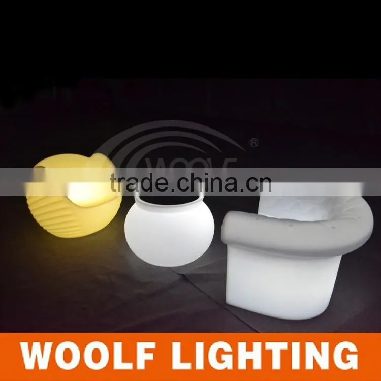 Modern Appearance General Used Light Up LED Furniture Sofa