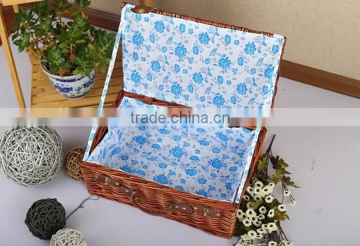 handmade wicker gift hamper basket with lid wicker gift hamper