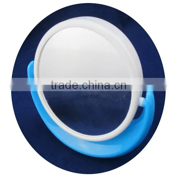 2016 double side desktop plastic makeup square mirror