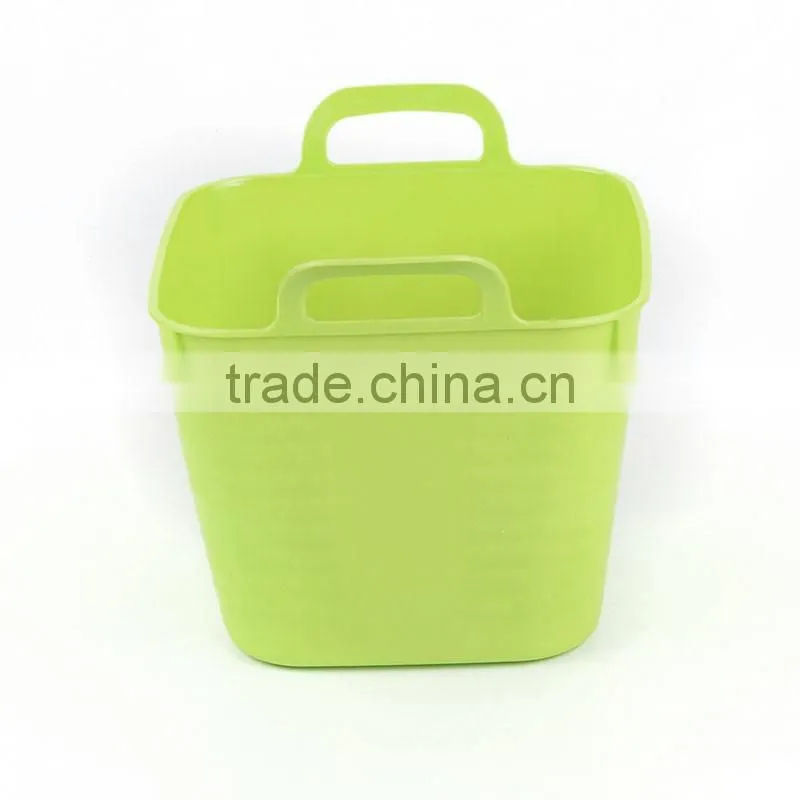 Useful basket plastic bucket with handle for home use