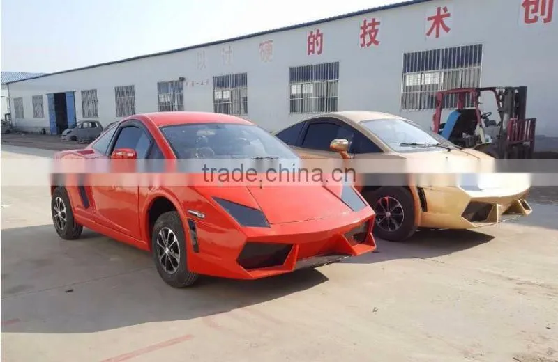 Super Cool Adult 4 Wheel Electric Car, Powerful 72V 4000W Electric Racing Car, New Energy Comfortable Electric Automobile