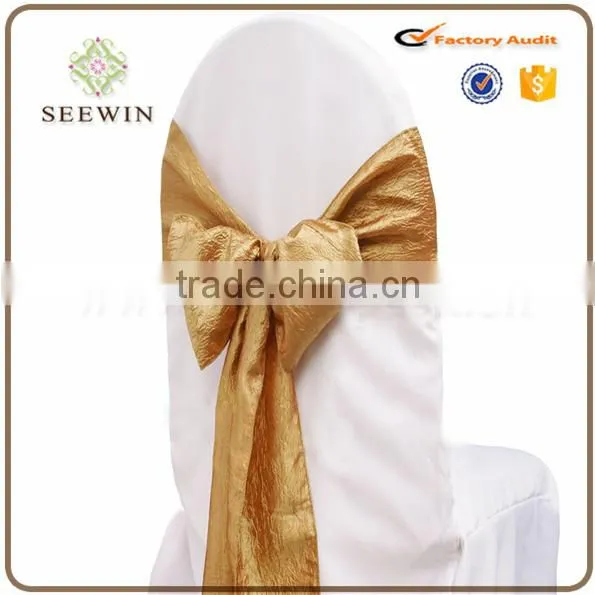 soft tafatta floral chair sash