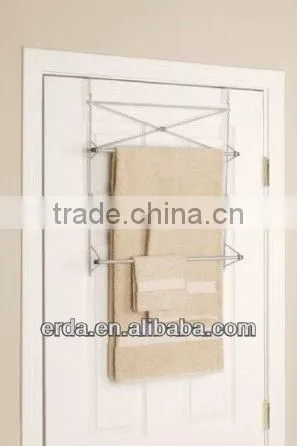 "Cross Style" Towel Rack, 3 Bars, Chrome