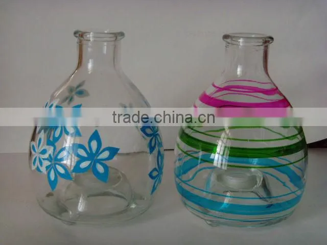 colorful glass bee catcher