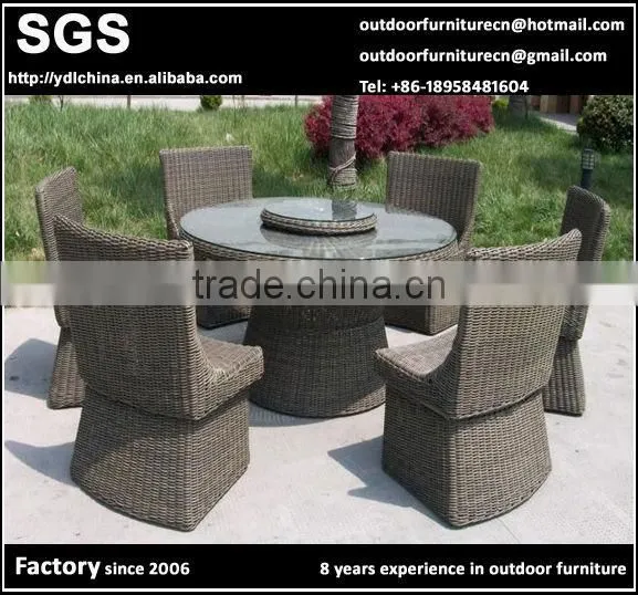factory sale all weather SGS HDPE rattan patio furniture