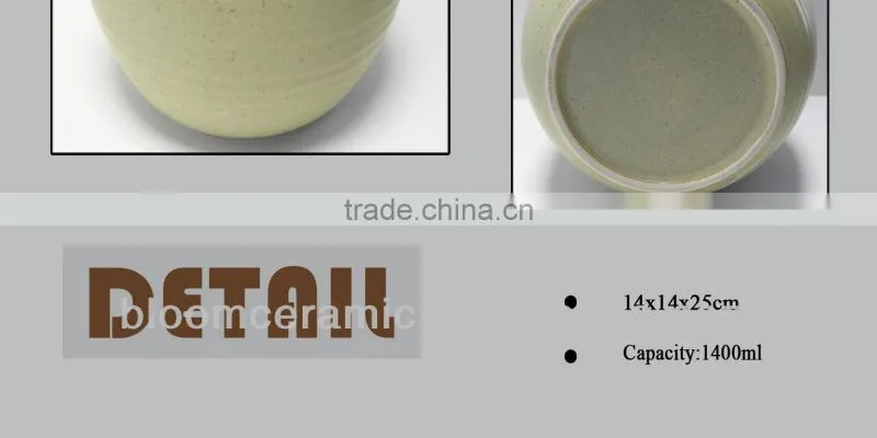 Supply for porcelain coffee jar