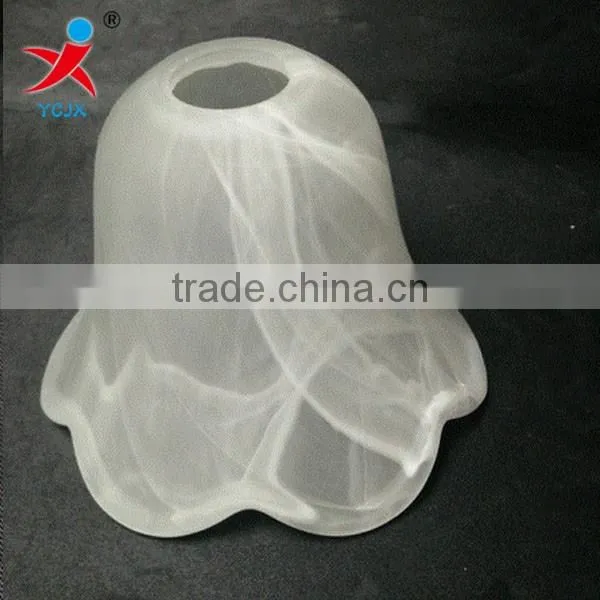 Manufacturers wholesale Floriated droplight glass lampshade/creative desk lamp transparent glass lamp shade/light fittings chimn