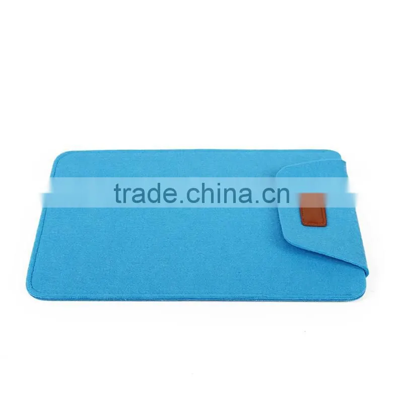 Felt fabric laptop cover business custom 11''12''13'' laptop sleeve for macbook made in China