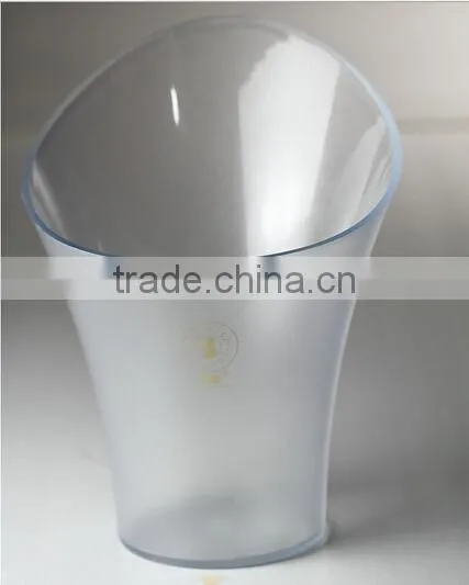 Best-selling Eco-friendly Plastic Ice Container/red acrylic ice bucket /round wine barrels of wine barrel