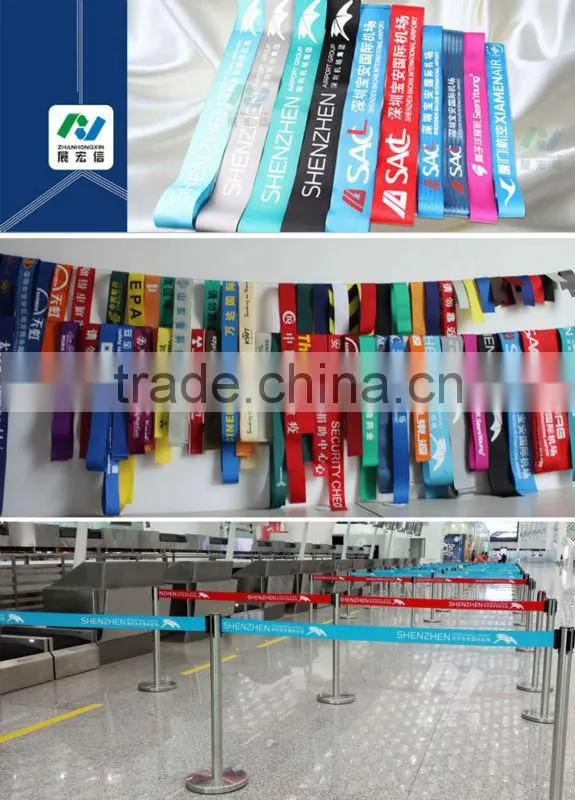 Customized unique rope barrier stand for event