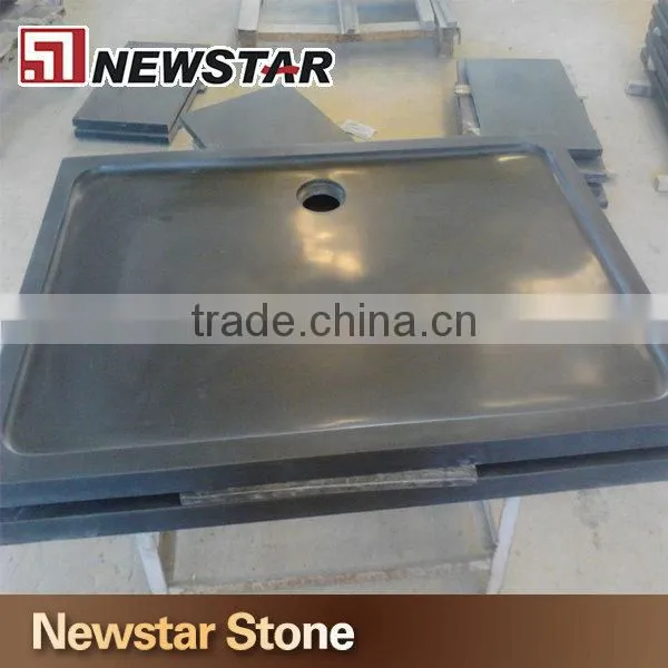 G654 shower base black stone shower tray granite shower pans