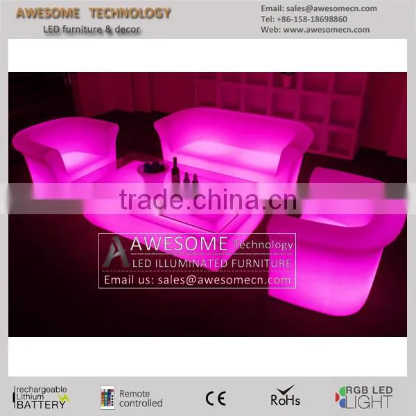 New coming illuminated led furniture / shenzhen led furniture