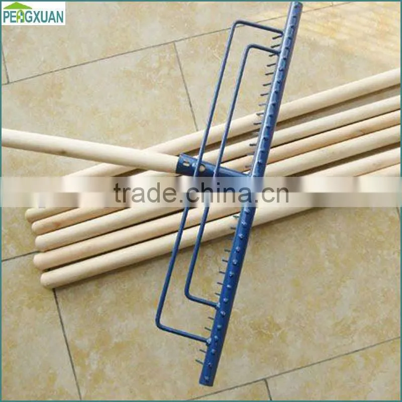 wooden rake handle for farming tools