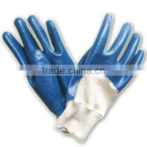 Fully dipped nitrile coated work glove
