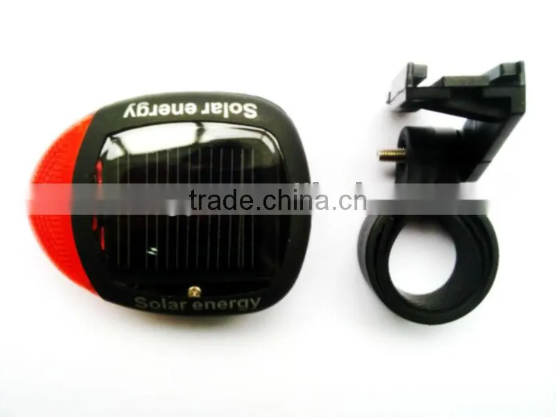 5 LED Solar energy rechargeable Bicycle tail light