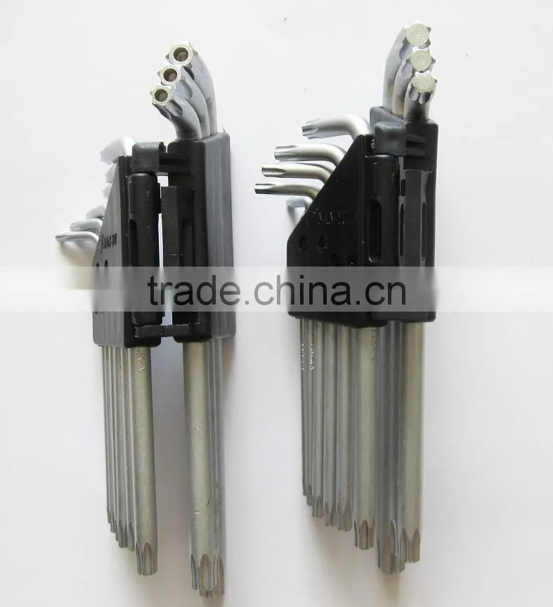 9PC Long Hollow Star Key Wrench Set Hand Tool