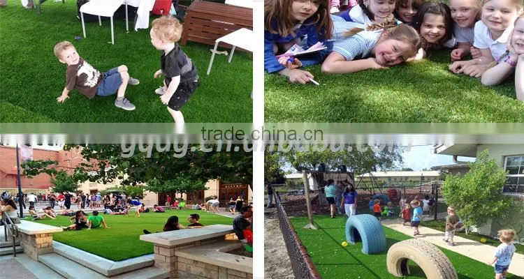 25mm thick high standard artificial carpet grass with certificate