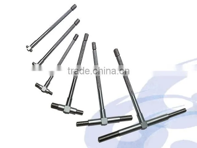 6PC T Bore Hole Measuring Telescoping Gage Gauge Tool Set