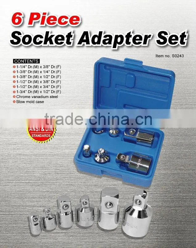 6 Piece Socket Adapter Set
