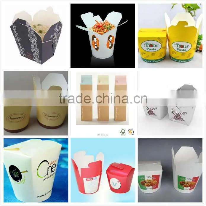 paper noodle box take out noodle box fast food box snak paper box take away noodle box disposable food box