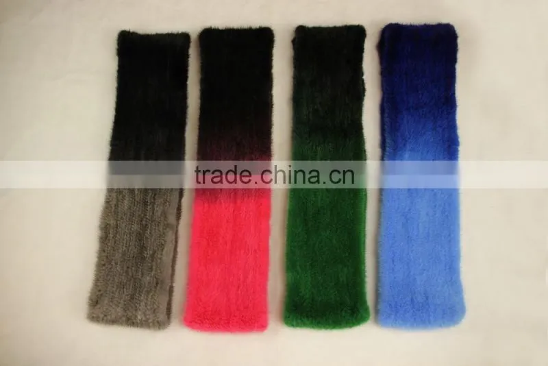 High Quality Knitted Mink Scarf