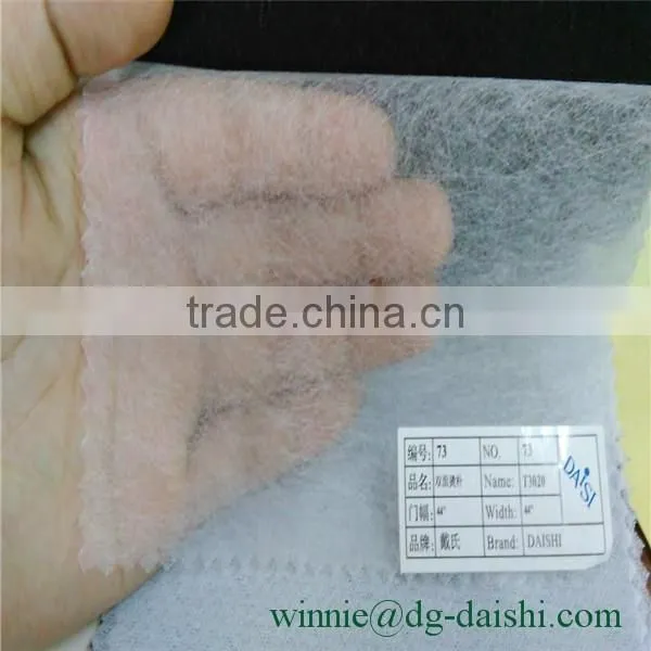 Woven fusible interfacing T3020 elastic interlining fabric for garment using between two layer fabric for Pakistan& Egypt market