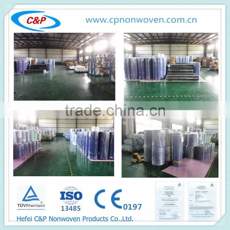 Disposable Sterile Blue SMS Nonwoven Standard Surgical Gown/Reinforced Surgical Gown