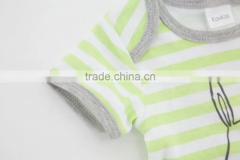 Wholesale 2017 New Style Newborn Baby Clothes 100% Cotton Baby Rompers For Rabbit Design