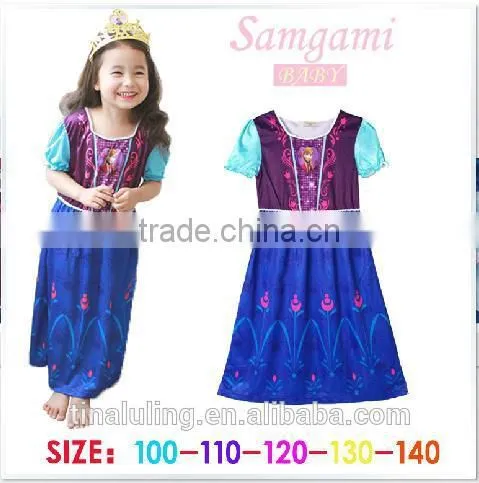 new girls dresses flower baby girls dress princess dress wholesale for 3-8 years girls