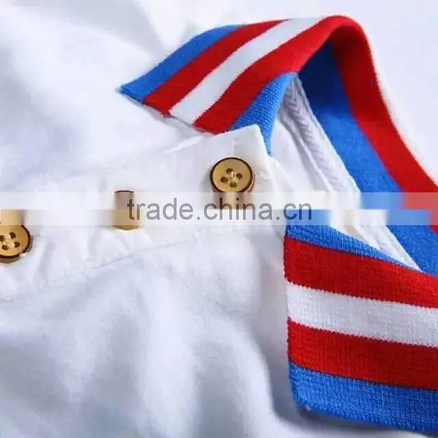 custom fashion printing cotton kids t shirt Wholesale 100% cotton short sleeve children polo t shirt