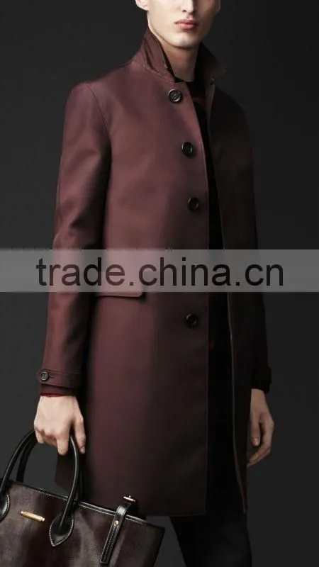 fashionable handsome men winter coats brown hot sale powerful high quality custom made mens fashion wool coats