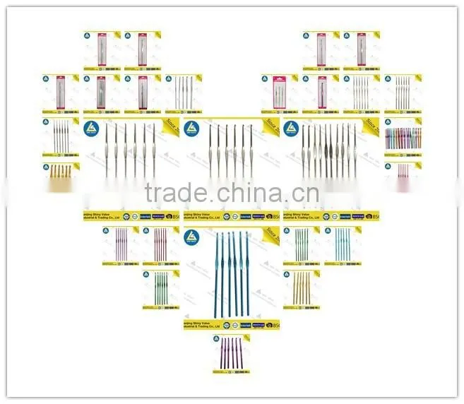 Custom popular pp knitting needle crochet hook