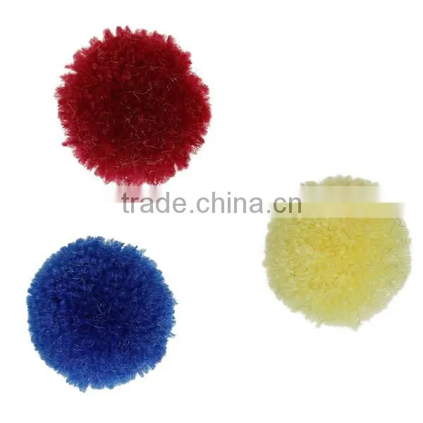 Cheap Wholesale Round 20mm Cashmere Pom Pom Balls DIY Craft Decoration