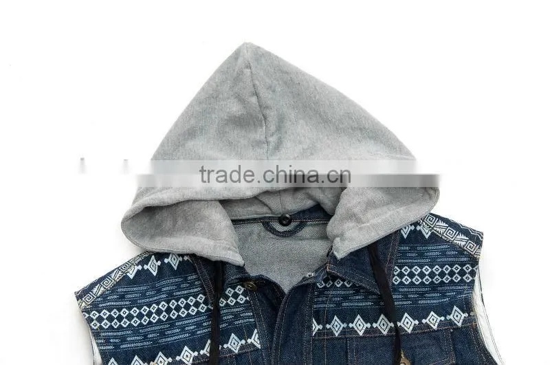 denim top vest